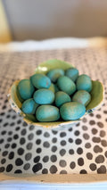 Little Painted Wooden Robin Eggs